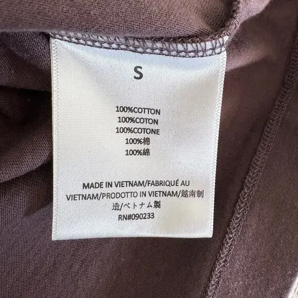 Fear Of God Essentials T Shirt Brown Taupe Small - Picture 4 of 6